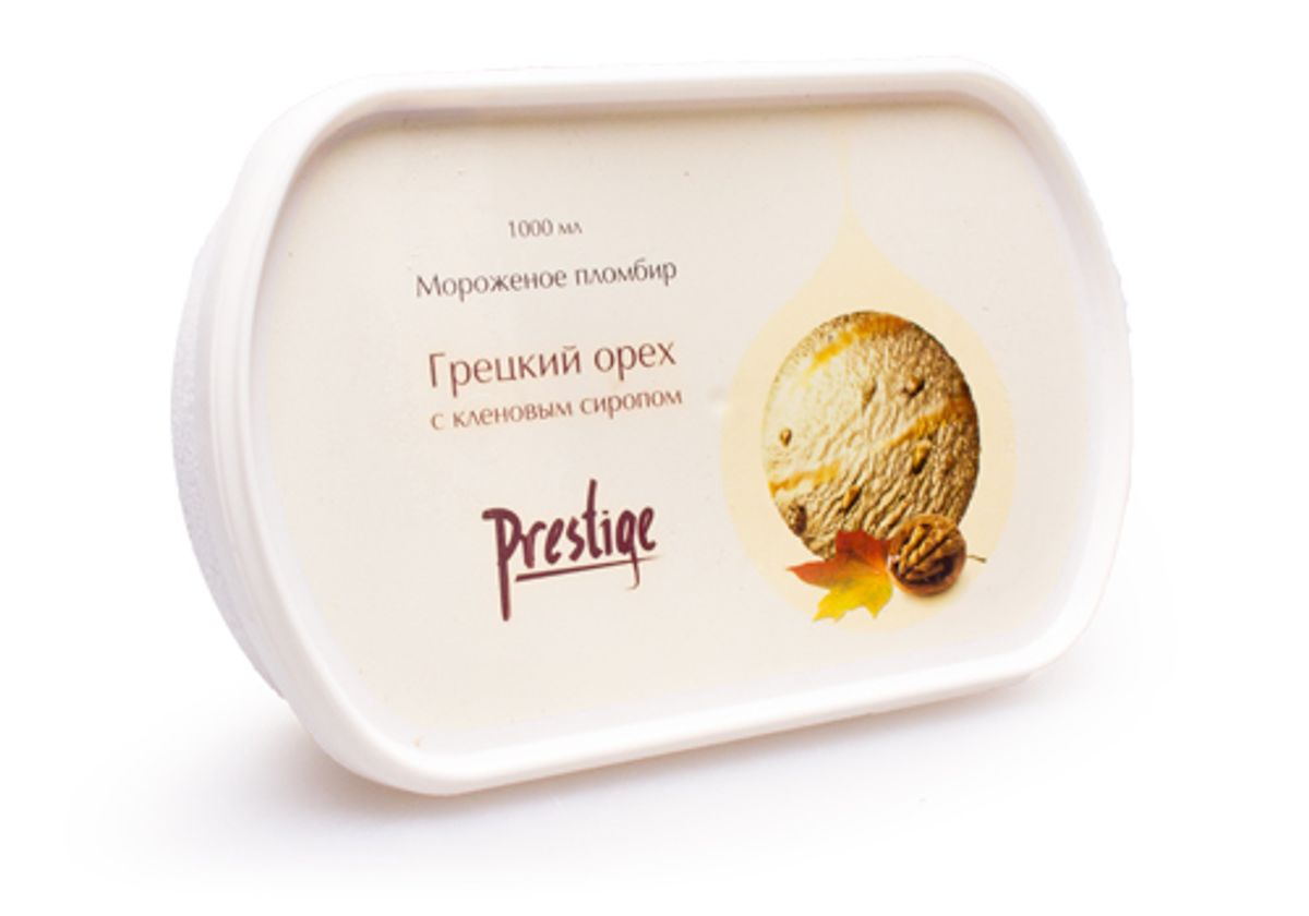 Мороженое грецкий орех с кленовым сиропом Prestige, 500г