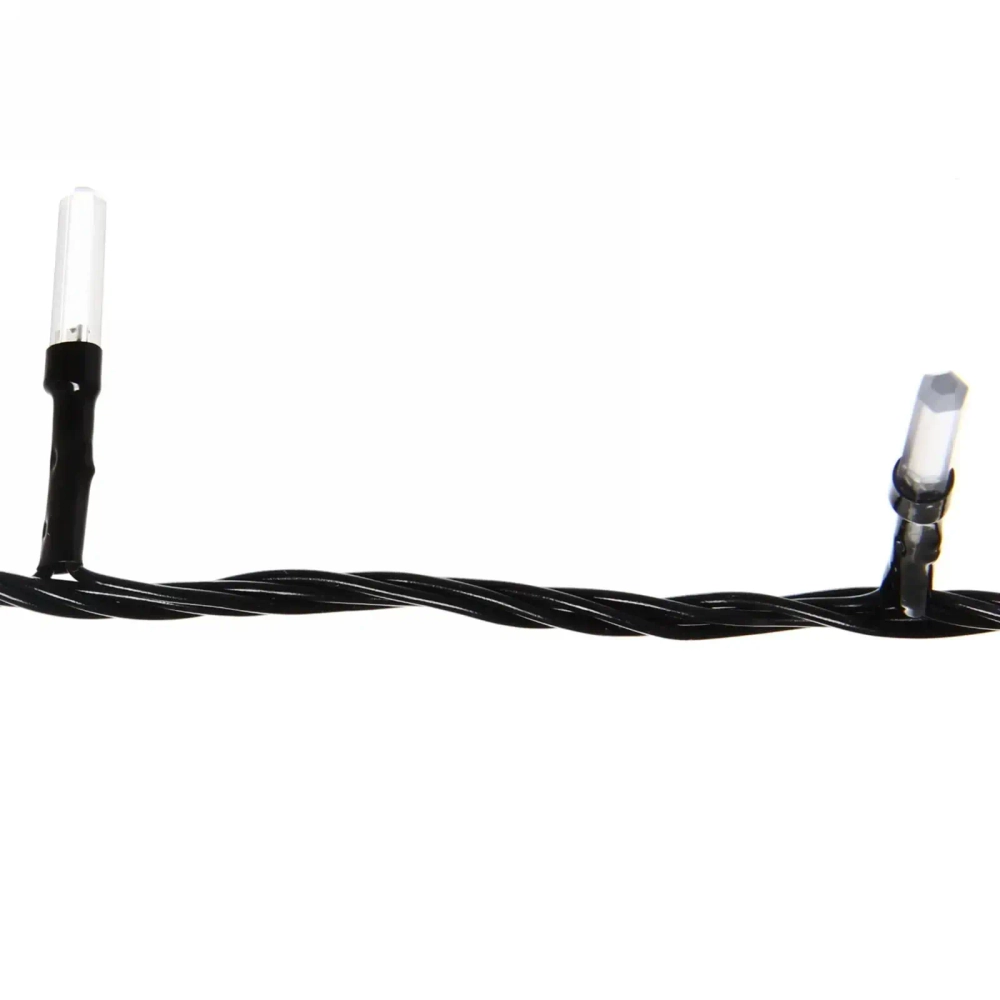 Гирлянда для дома «Кристаллы» 5 м 36 ламп LED черный пров., 8 реж., IP-40, Белый (возможность соединения)