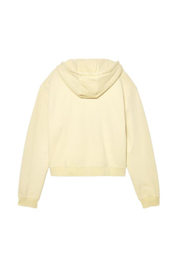 ZARA X BENITO ANTONIO ТОЛСТОВКА С КАПЮШОНОМ, ЦВЕТ СЛИВОЧНОГО МАСЛА