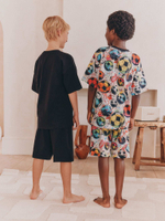 Пижама для мальчика Next AM2-803, 2 шт., Черный, Белый