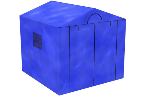 Строительная палатка МногоТентов домик 4х6х2,6 м. (Тент Тарпаулин).