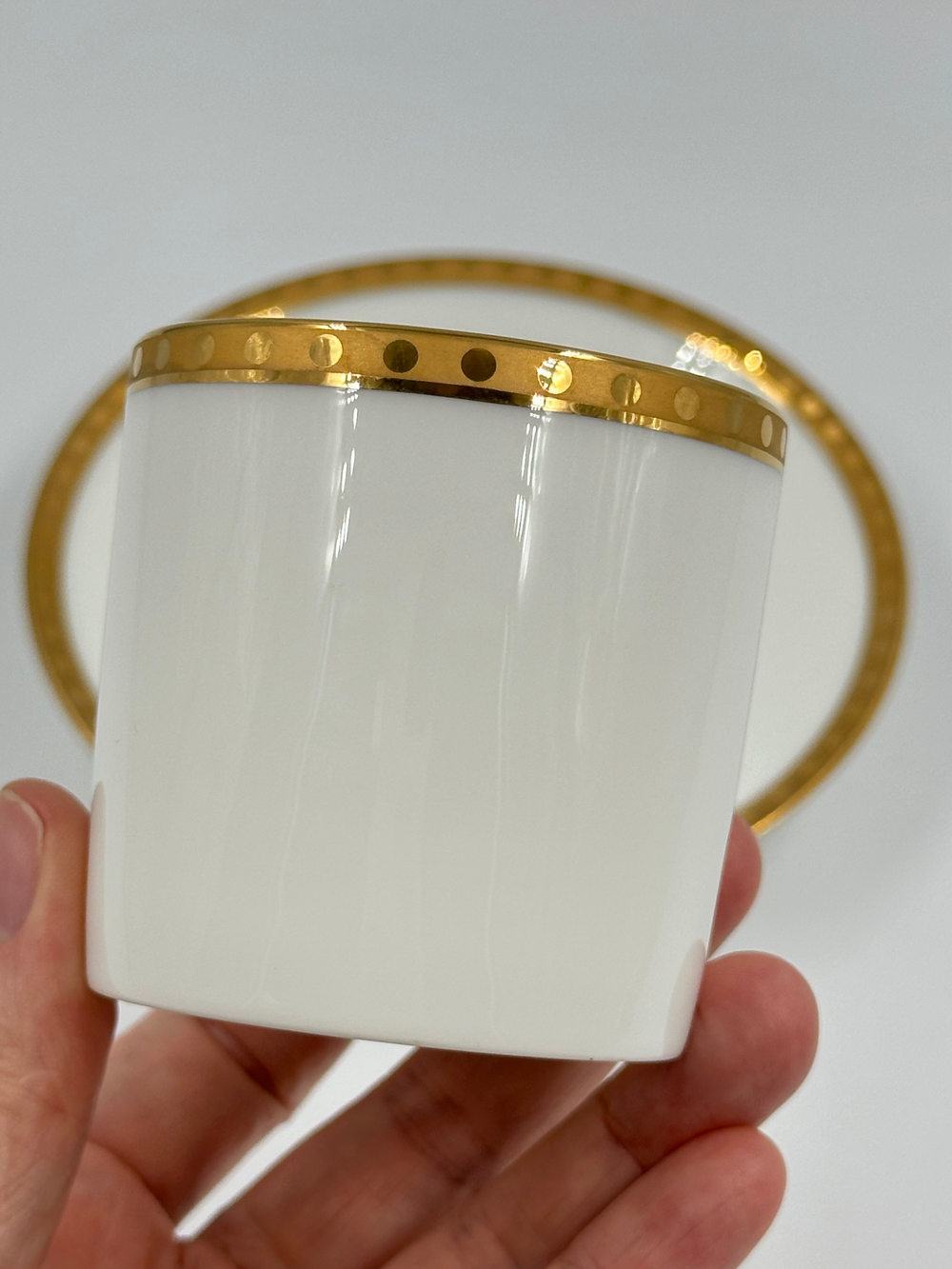 Кофейная пара Tiffany & Co, Gold Band