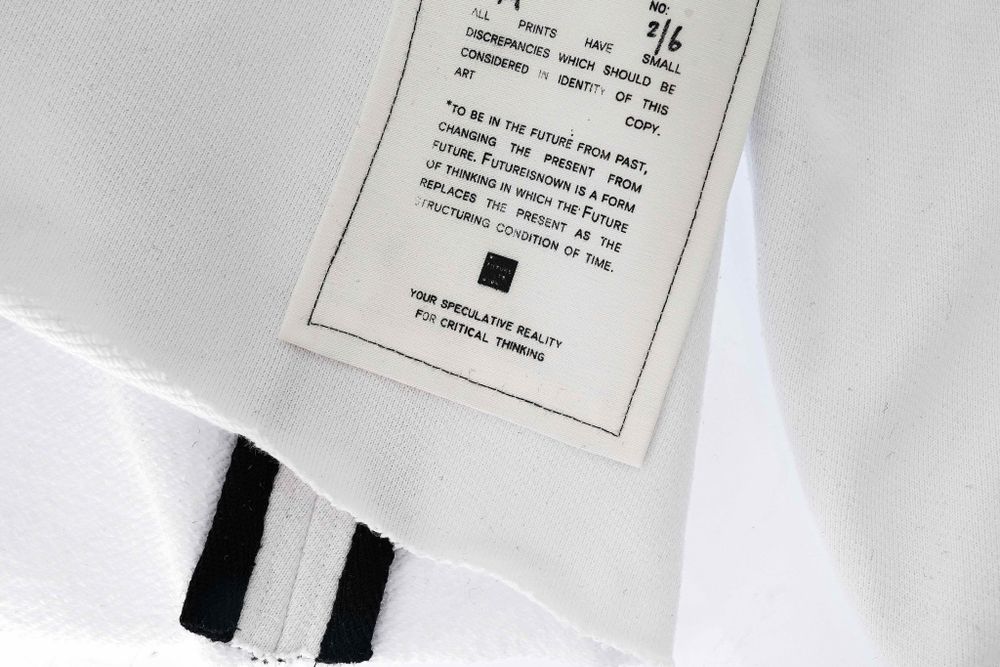 Толстовка Futureisnown Route manager #1 Белая