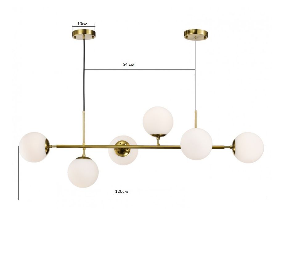 Kink Light 07622-6,19-01 Люстра Ирда черный/белый