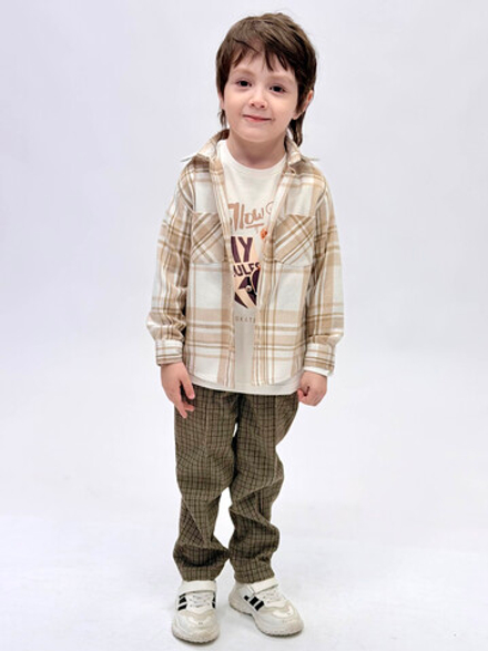 Сорочка для мальчика 3-8 лет