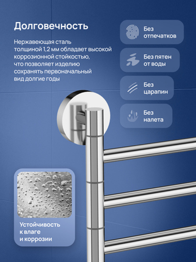 Держатель для полотенец STWORKI Киркенес S45361CR глянцевый хром