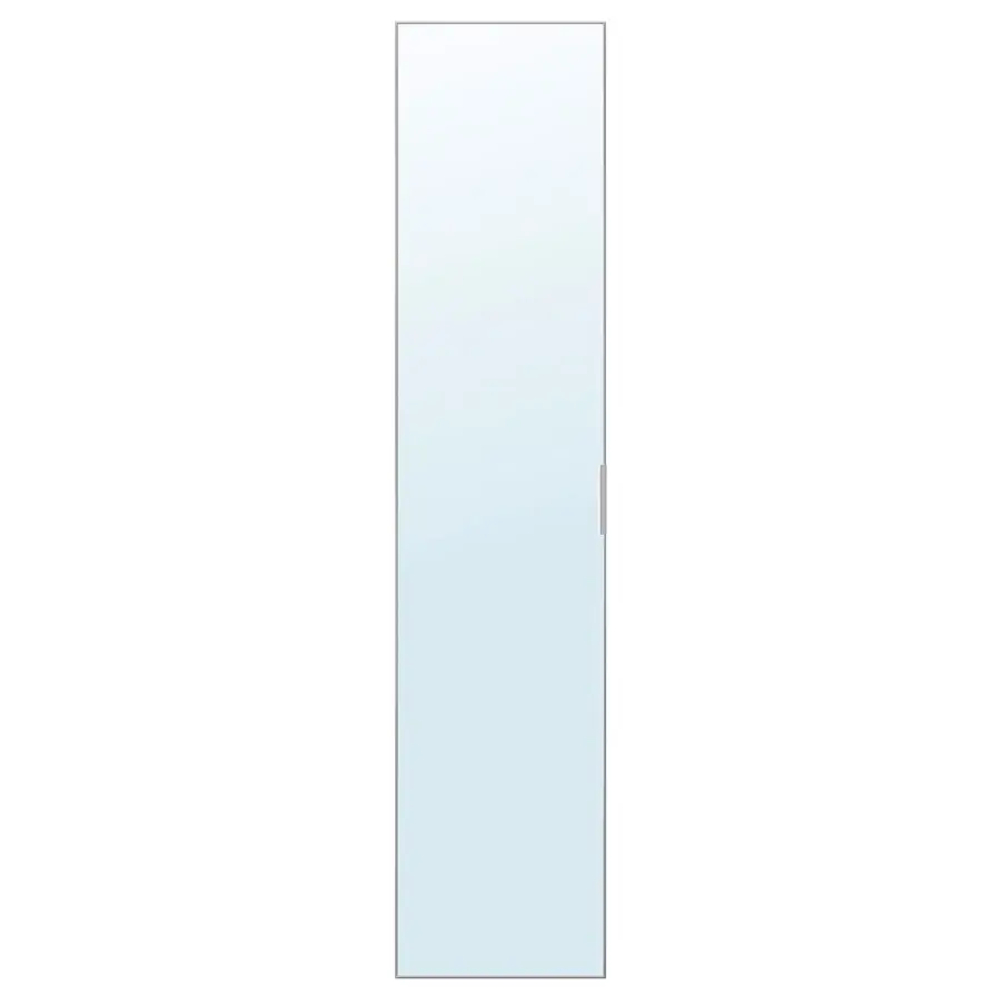Дверь с петлями - IKEA STRAUMEN/ШТРАУМЕН ИКЕА, 180х40 см, серебристый