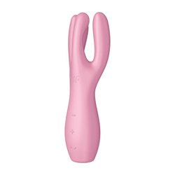 Вибромассажер c тремя отростками Satisfyer Threesome 3, розовый