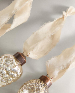 ZARA HOME НАБОР НОВОГОДНИХ ШАРОВ (3 ШТ.), СЕРЕБРЯНЫЙ