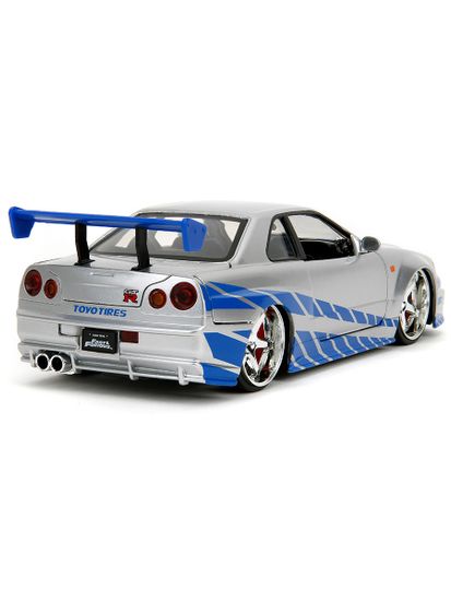 Модель Машинки Форсаж 1:24 FF 2003 Brian's Nissan Skyline GT-R (R34) 97158
