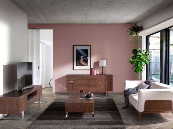 Сервант MK2103SB /3221 из орехового дерева и хромированной стали