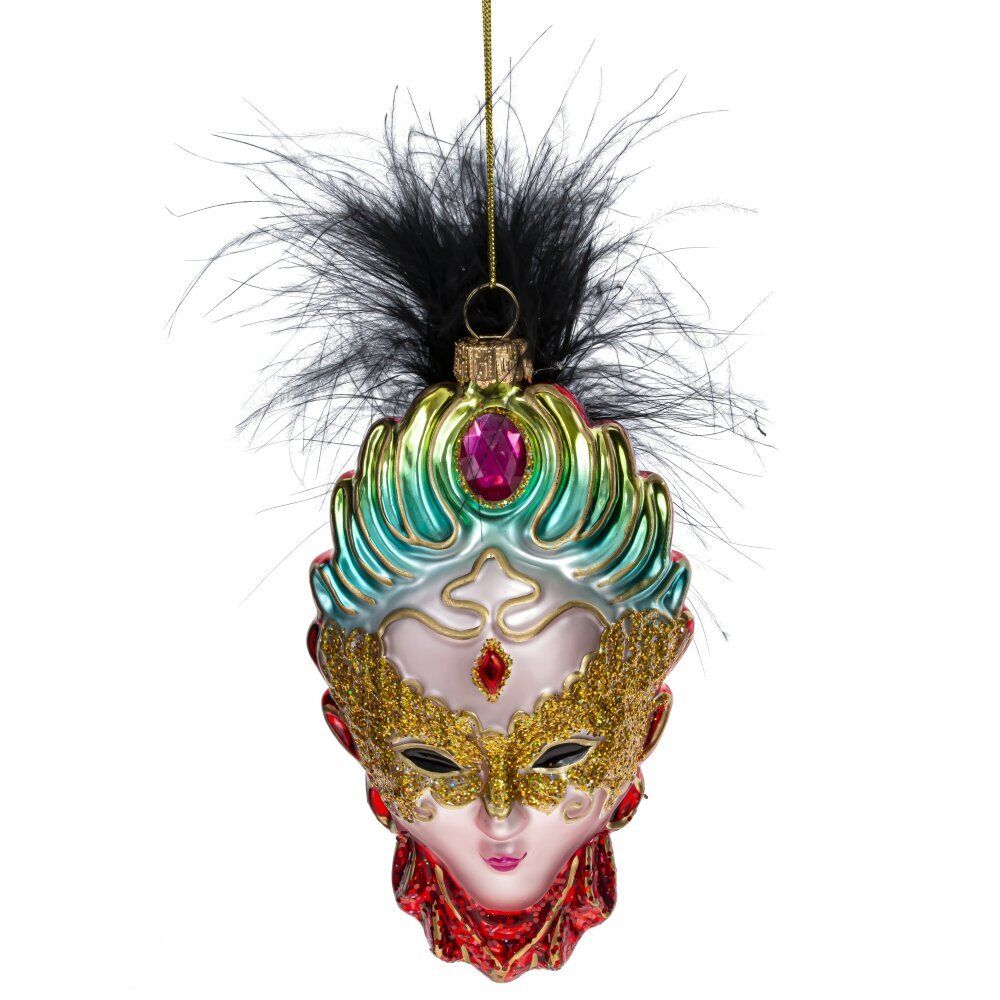 GAEM Украшение новогоднее "Маска", L7 W3 H16 см, 3в.