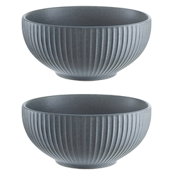 Набор салатников 2шт 15см Liberty Jones Soft Ripples серые