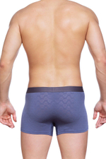 Трусы-боксеры из ажурного рибана (Размер: XXXL) (Цвет: фиолетовый)