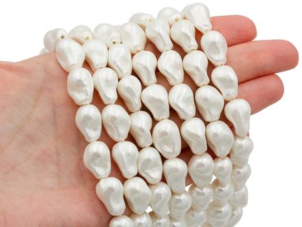 Жемчуг барочный 11мм, майорка (бусина)