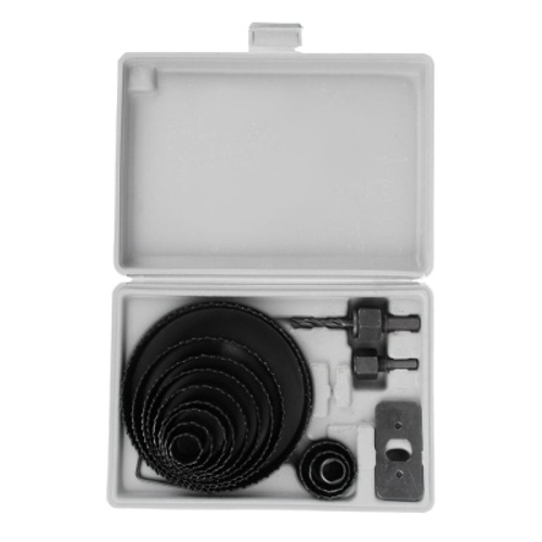 Набор кольцевых пил Ермак 19-127мм 17 предметов пластиковый кейс