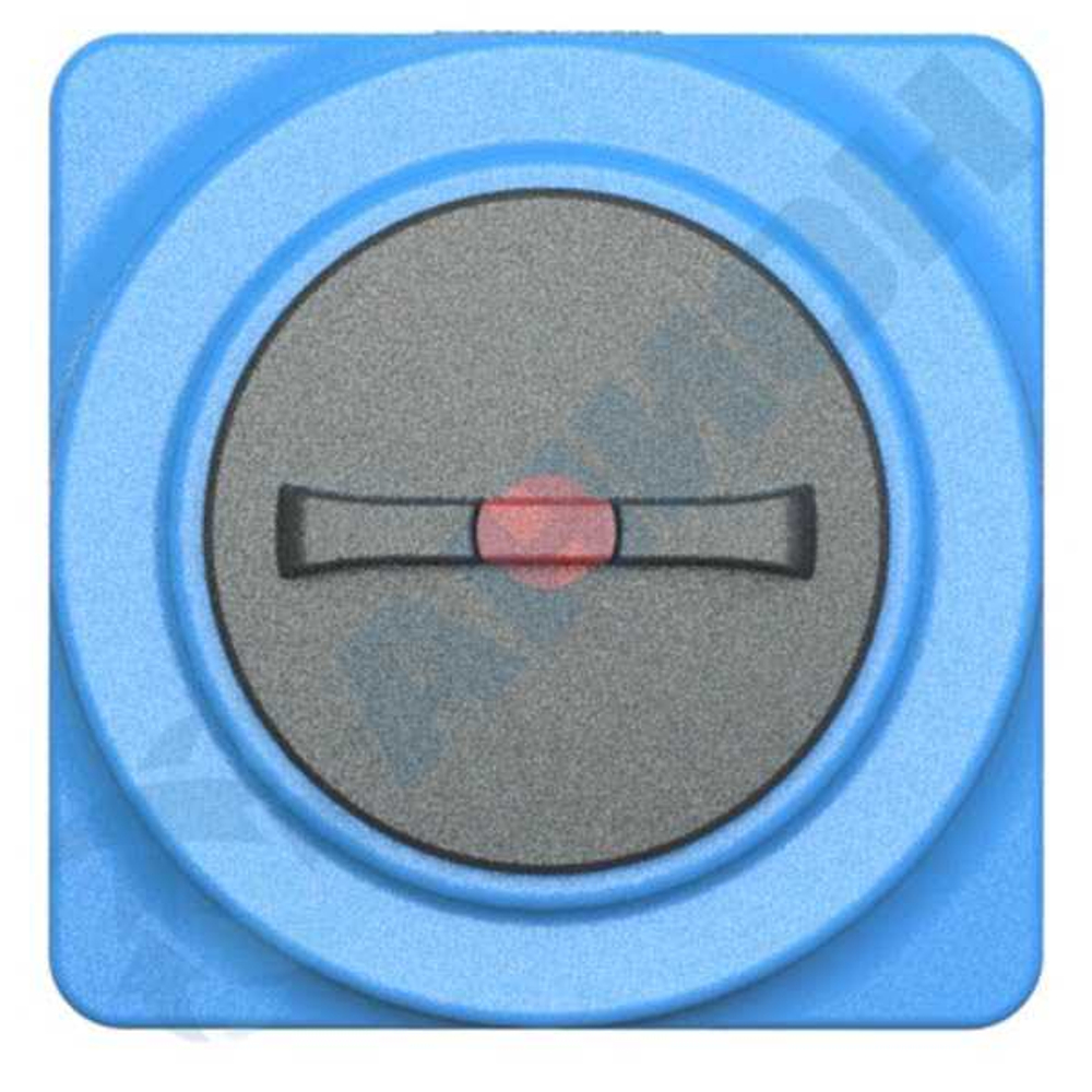 Емкость прямоугольная вертикальная с дыхательным клапаном и сливом Анион 250 л. прямоугольная (515x525x1200см;синий) - арт.559423