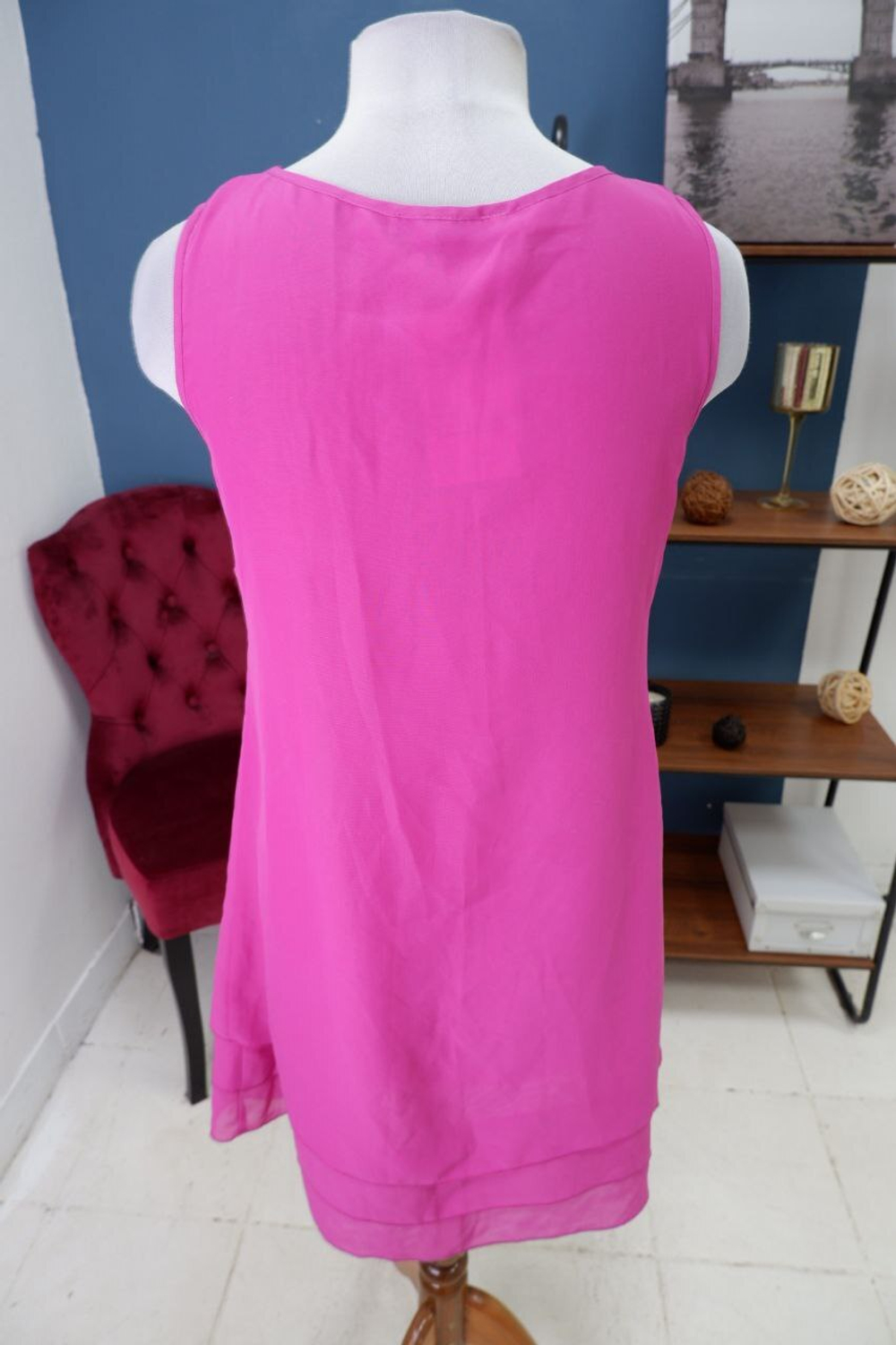 Платье Incity цвета фуксии 46 размер