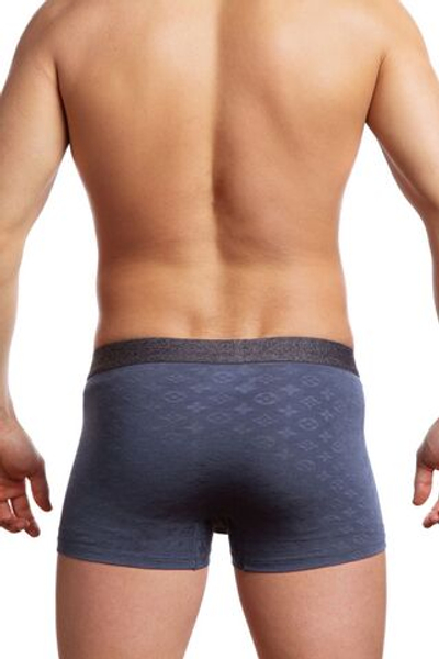 Классические боксеры из ажурного рибана (Размер: XXL) (Цвет: красный)