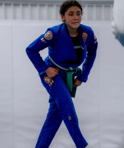 Детское кимоно Tatami PRO SERIES - BLUE & CHAMPION GOLD