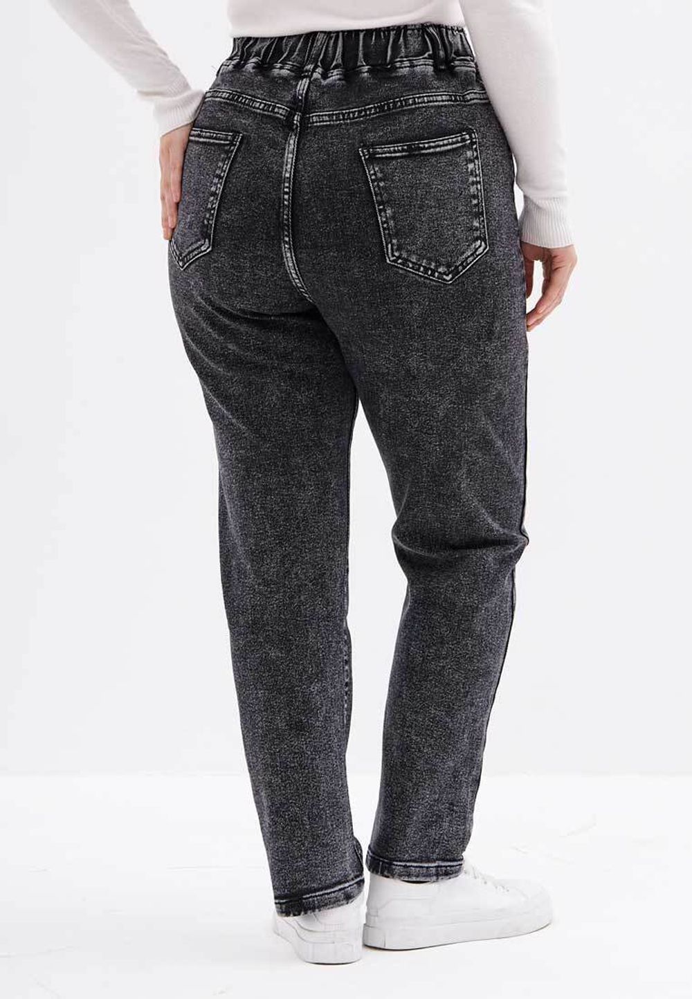 Джинсы на резинке больших размеров