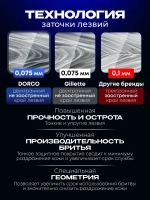 "DORCO PACE 6" Станок для бритья + 2 кассеты (6 лезвий)