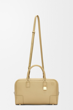 Loewe Сумка Amazona 28 из телячьей кожи наппа, бежевый/зеленый