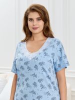 Ночная сорочка Канна-1 Виотекс ГОЛУБОЙ