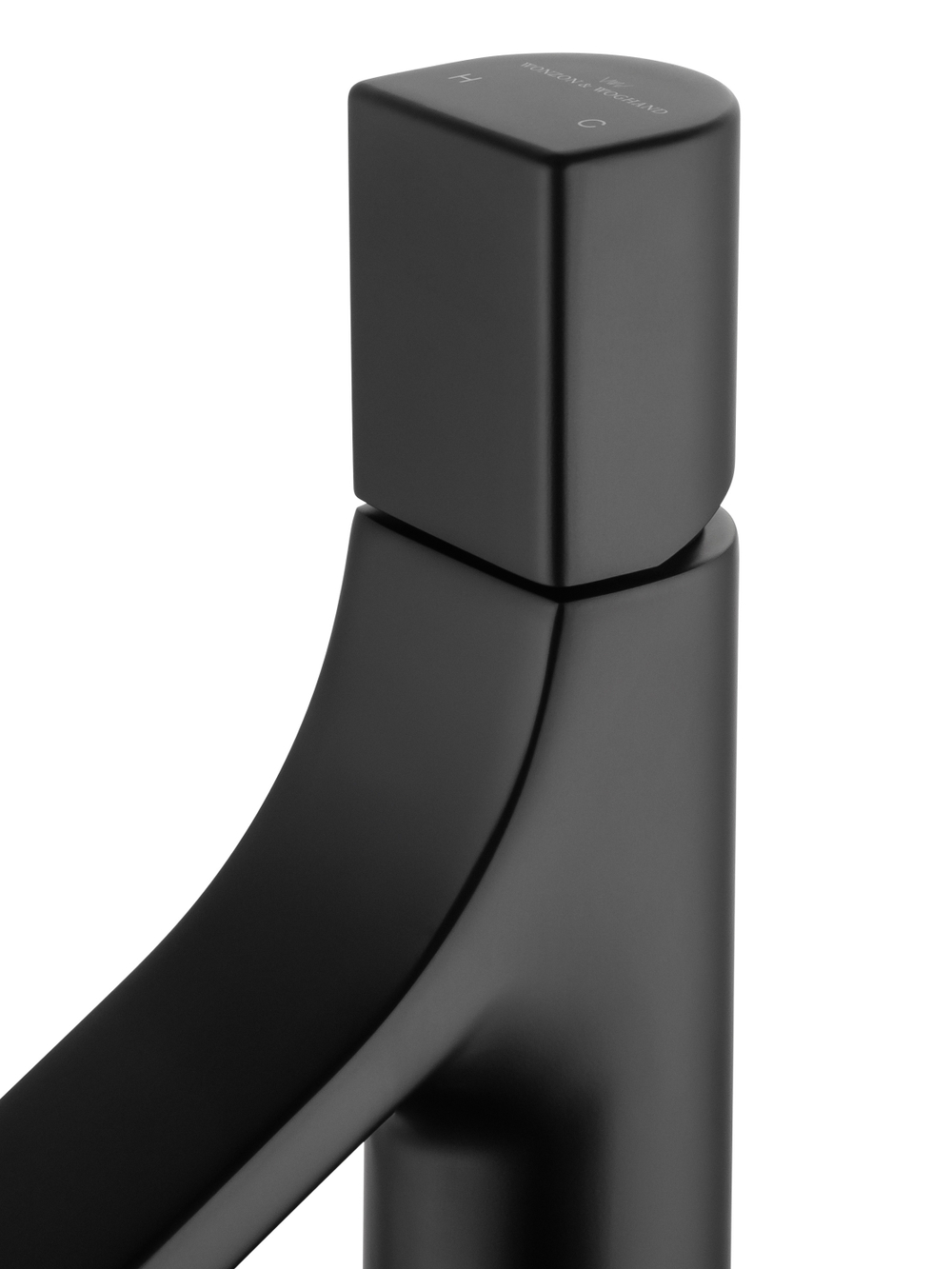 Смеситель для раковины WONZON & WOGHAND The ONE, Черный матовый (WW-H010-MB)