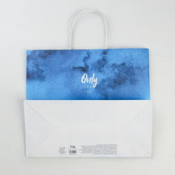 Пакет подарочный крафт Only for you, 32*28*15 см