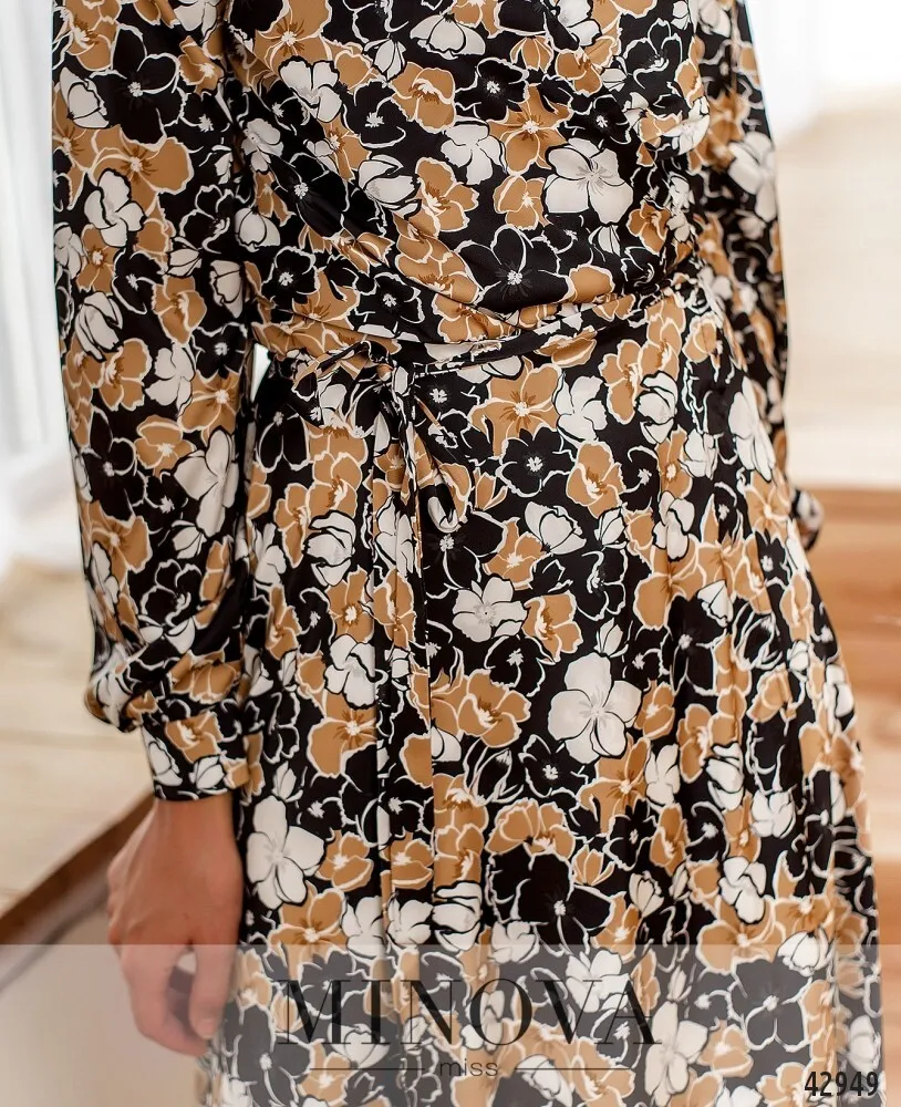 Платье 2033-1-бежевый Minova