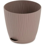 Горшок цв. Флис с прикорневым поливом 0,7л (какао)