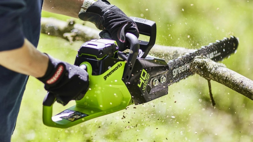 Пила цепная аккумуляторная GREENWORKS GD40CS18K4 40V, бесщеточная 2005807UB