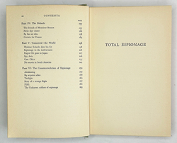 Curt Riess [Курт Рисс]. Total espionage [Тотальный шпионаж] . New York, G. P. Putnams sons, 1941г.