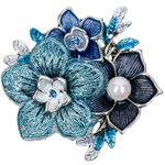 Брошь Shadore Букет XZ1442.23 BL/S