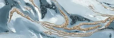 Декоративная плитка ALMA Ceramica DWU11TOR616 Tori 60x20 синий рельефная / глазурованная глянцевая волнистая