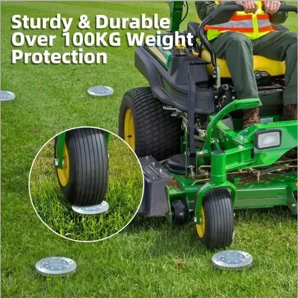 Набор садовых светильников на солнечной батарее уличные на газон 4шт