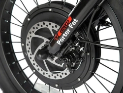 Электровелосипед Eltreco Porter Fat 500 UP! (серебристый)