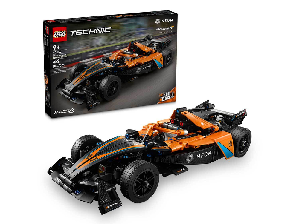 LEGO Technic 42169 Гоночная машина NEOM McLaren Formula E — коллекционный набор