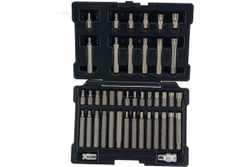 Набор бит HEX, TORX, SPLINE, шестигранный хвостовик 3/8", CrV, 42 шт.// Stels