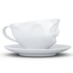 Чайная пара Laughing, 200 мл, белая