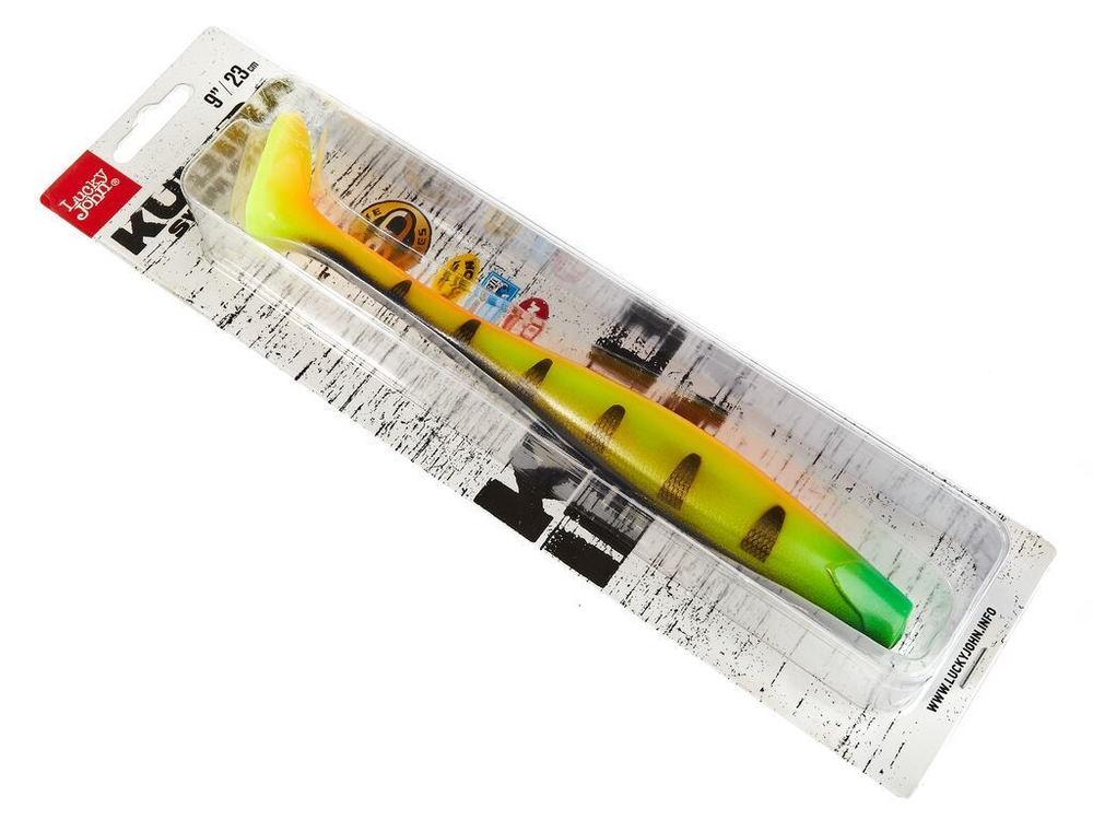Виброхвост LJ 3D Series Kubira Swim Shad 9" (22,8 см), цвет PG30, 1 шт.