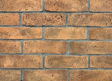 Плитка-спил клинкерного кирпича, NF14, 240x14x71 желто-коричневая - для фасада и внутренней отделки