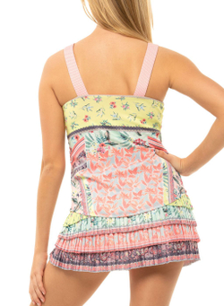 Женский топ теннисный Lucky in Love Patch Me If You Can Patch Me Tank - print