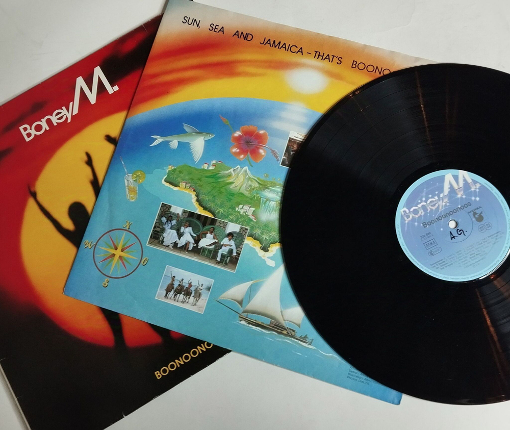 Винтажная виниловая пластинка LP Boney M Boonoonoonoos (Germany 1981)