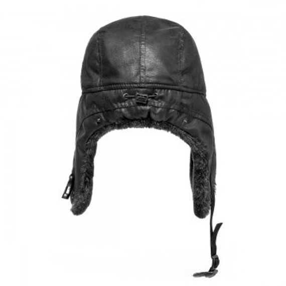 Ушанка Helios Angara Мех Меланж/Крэк Лайт цвет черный размер XL