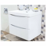 Тумба с раковиной Belbagno ANCONA-N 60 подвесная Bianco Lucido