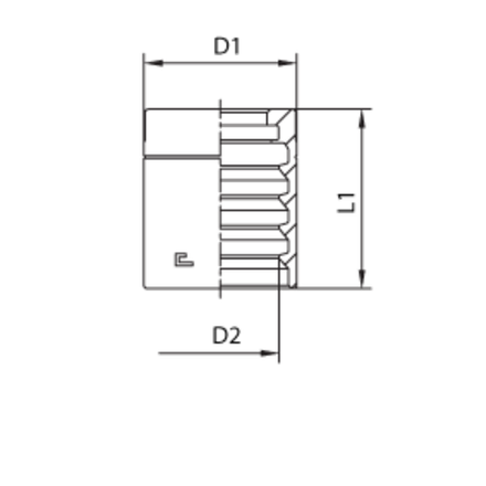 Муфта DN 25 1SN/2SC NEW