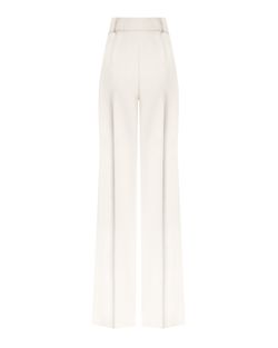 Брюки-палаццо молочно-белые