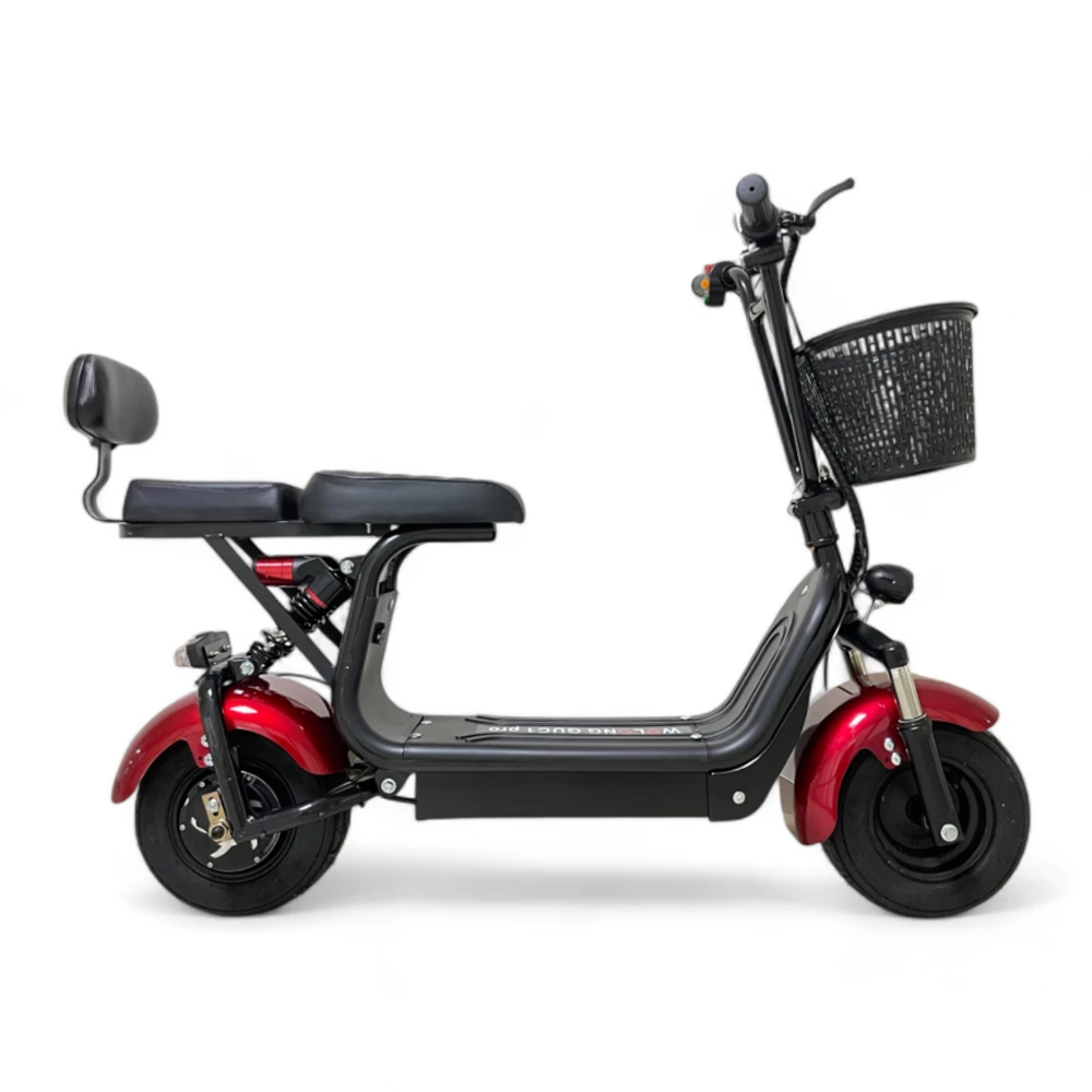 Электроскутер CityCoco WOLONG C1 PRO 48V 11Ah 800W Красный